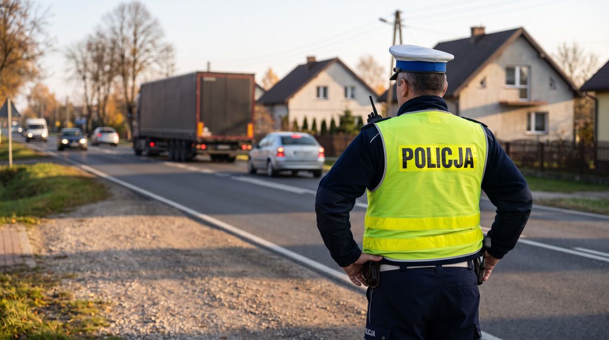 Pijany kierowca przesiadł się na tylny fotel, ale nie uniknął kłopotów z prawem